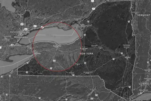 Service Area of Rochester NY